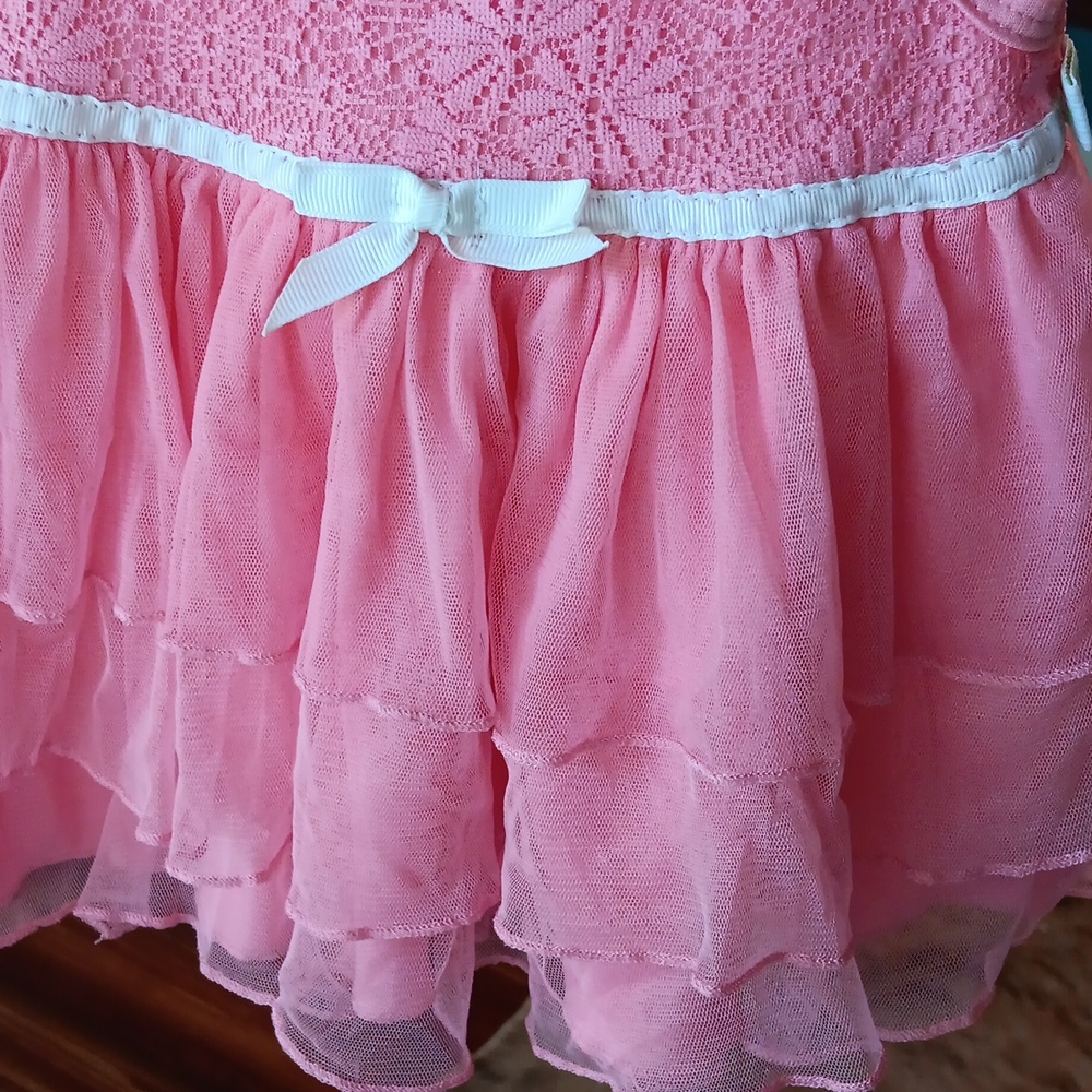 Duck Duck Goose pink baby dress 18 month - Picture 3 of 5